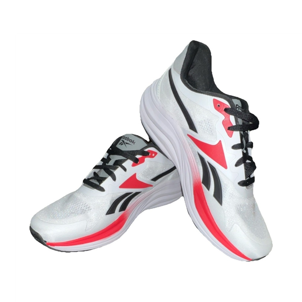 24N14 /Reebok Athletic Sneakers White Black Red Men's US 13